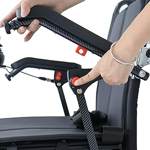 Advantages of wheelchair flip-back armrests